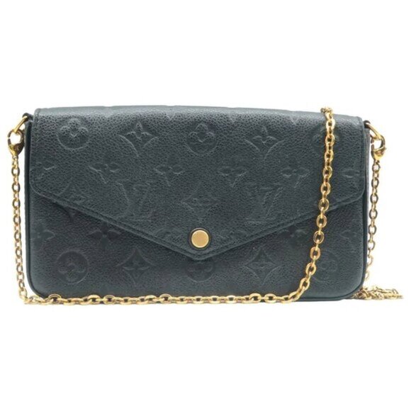 Louis Vuitton Handbags - 100% Authentic Louis Vuitton Pochette Felicie W/P Black Shoulder bag 1277-073124